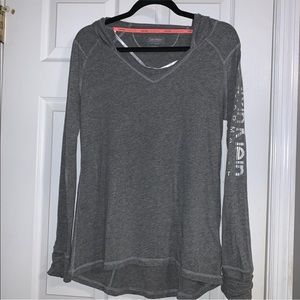 CK hooded long sleeve